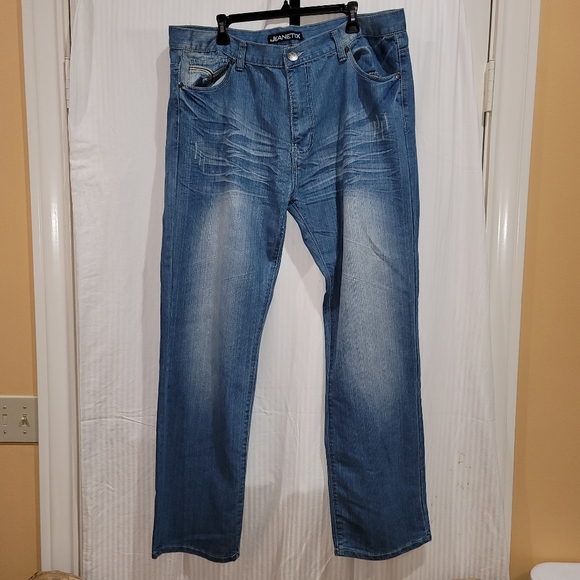Jeanetix Designer Blue Jeans - Picture 4 of 5